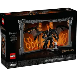 LEGO® Icons 10367 Der Herr der Ringe: Balrog™ Bücherstütze