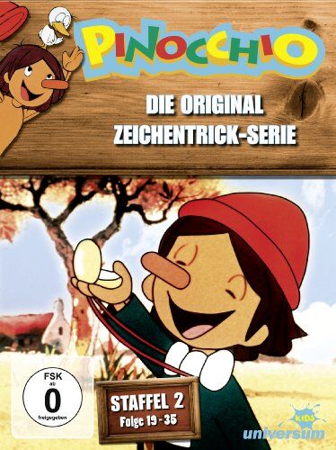 Pinocchio - Die Original Zeichentrick-Serie, Staffel 2, Folge 19-35 [3 DVDs] - Preis vom 11.10.2026 03:10:56 h