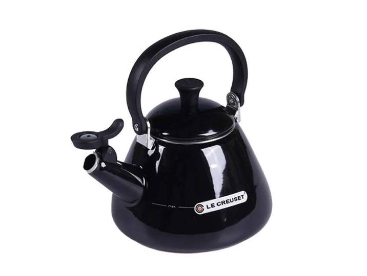 LE CREUSET Wasserkessel Le Creuset Kettle Kone 1,6l black Schwarz (40101021400000)