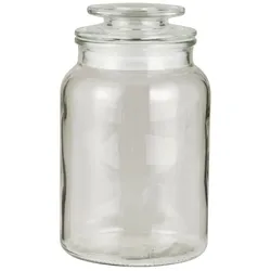 IB Laursen Glasbehälter Krug mit Deckel, Höhe 19.5, Ø 11.3 cm, 1250 ml