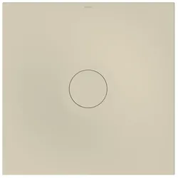 Bette quadrat Duschwanne „BetteAir“ 900 × 900 mm mit BetteAntirutsch Pro, ohne Oberflächenveredelung, mit Minimum-Wannenträger, in Beige