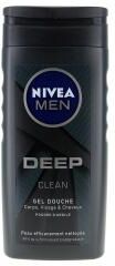 Nivea Men Deep Clean Gel Douche 3en1 Visage Corps et Cheveux 250 ml - Flacon 250 ml