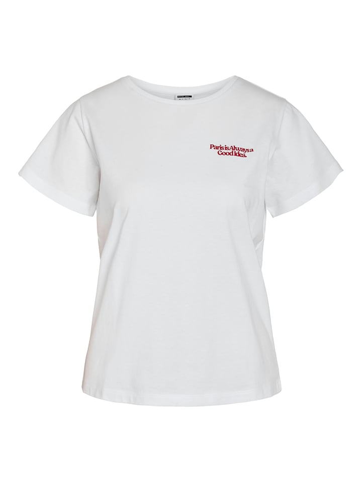 Noisy may Shirt in Weiß - L