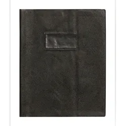 Calligraphe 20x Heftumschlag 17x22 Leder schwarz- Schwarz 72007C