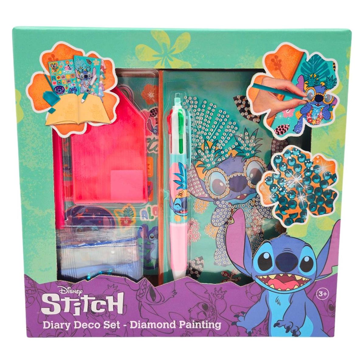 Canenco Disney Stitch - Tagebuch - Dekoset - Diamant-Malerei (ST25235D)