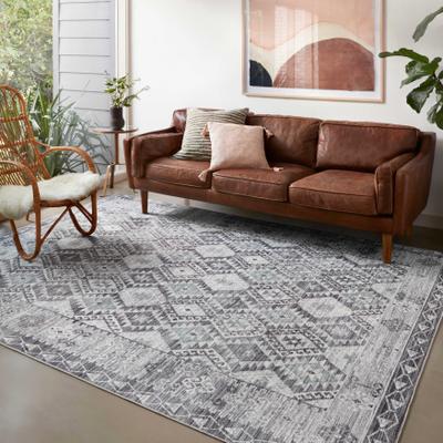 Alexander Home Escalante Southwestern Slate Area Rug