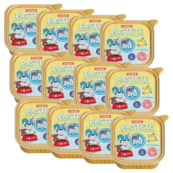 Lov&Ed Junior Pastete mit Huhn, 12x 150g - Nassfutter für Welpen und junge Hunde