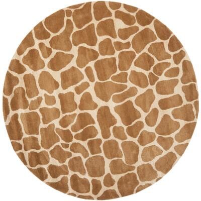SAFAVIEH Handmade Soho Tirtsah Giraffe N.Z. Wool Rug