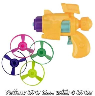 Uplifted Finds Interactive UFO Flying Disc Launcher yellow