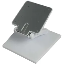 Allnet TFT-Zubehör Desktop Standfuss Halterung Flex für Tablet, Display, Monitor 7,5cm/10cm, Tablet Halterung, Weiss