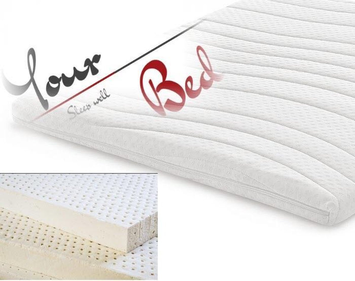 Your Bed Latex Topdekmatras 7 cm, 140 x 220 cm