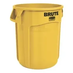 Hardwex Kunststoffbehälter Round brute 75,7 l, gelb
