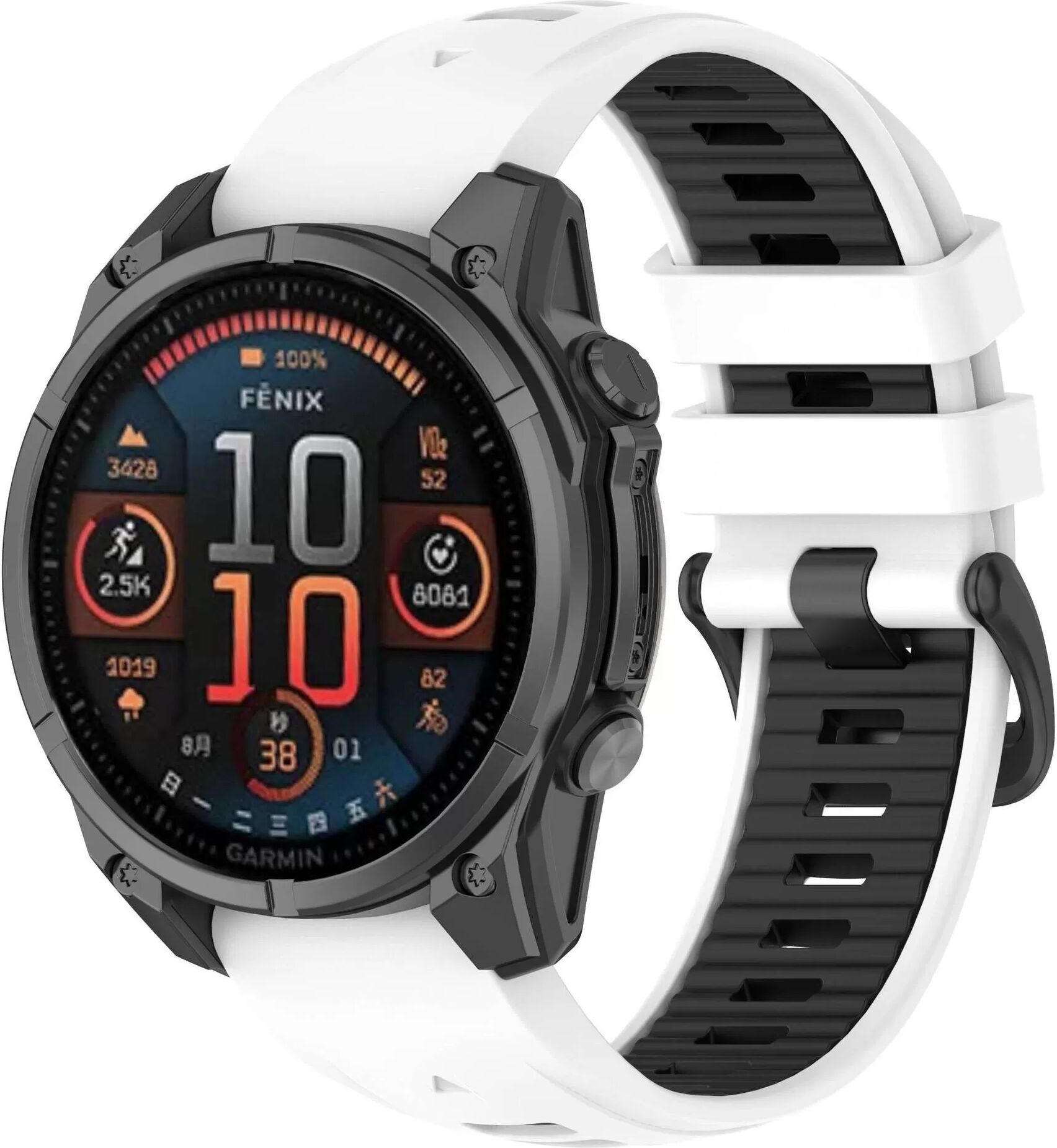 INF Silikon-Uhrenarmband für Garmin Fenix 8/Enduro 3/Fenix E 26 mm