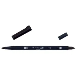 Tombow Brush-Pen Schwarz 0.8 + 3.3 mm