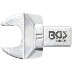 BGS Einsteck-Maulschlüssel 11 mm Aufnahme 9 x 12 mm - 6900-11