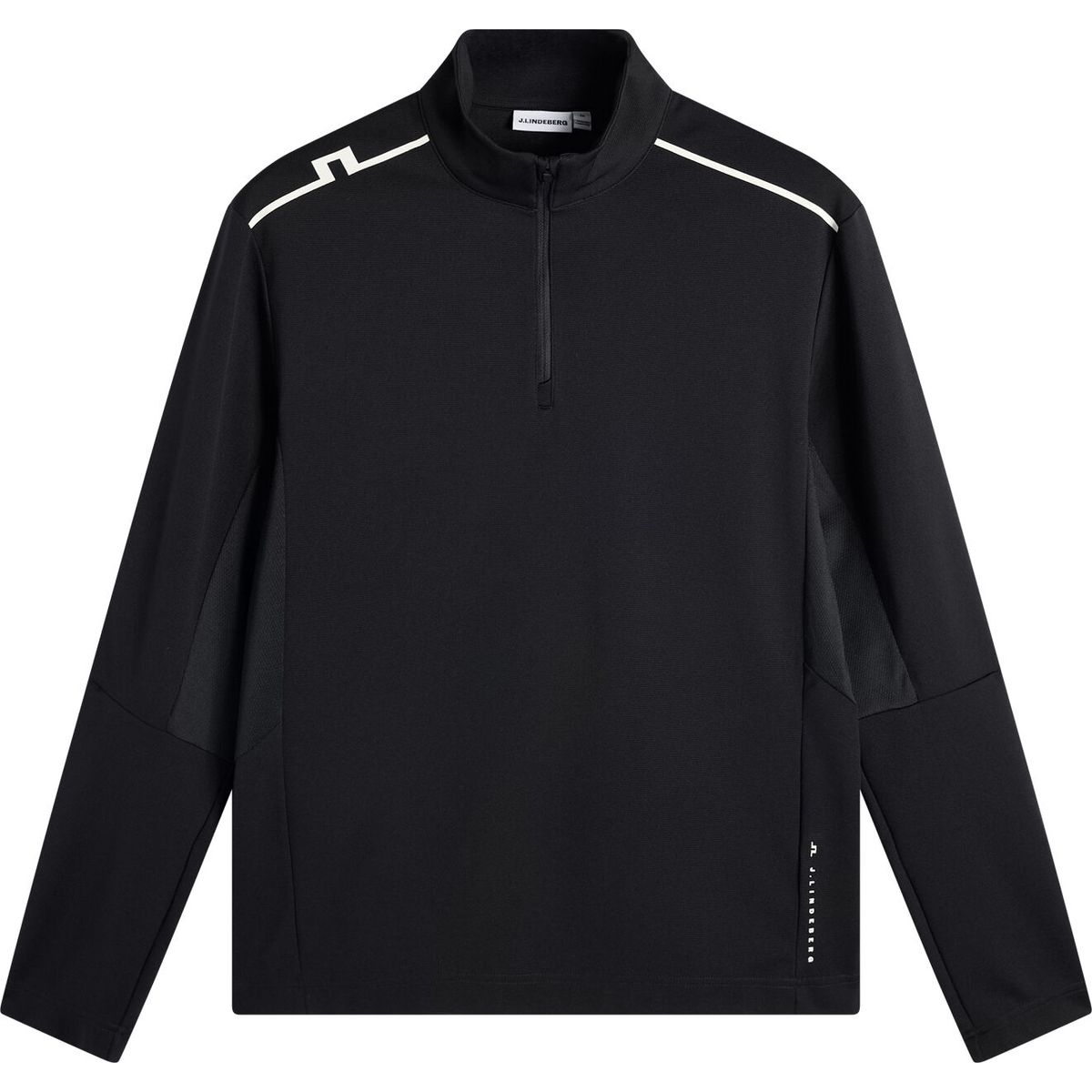 J.Lindeberg Leon Quarter Zip Mid Layer black (9999) S GMJS14697-9999-S