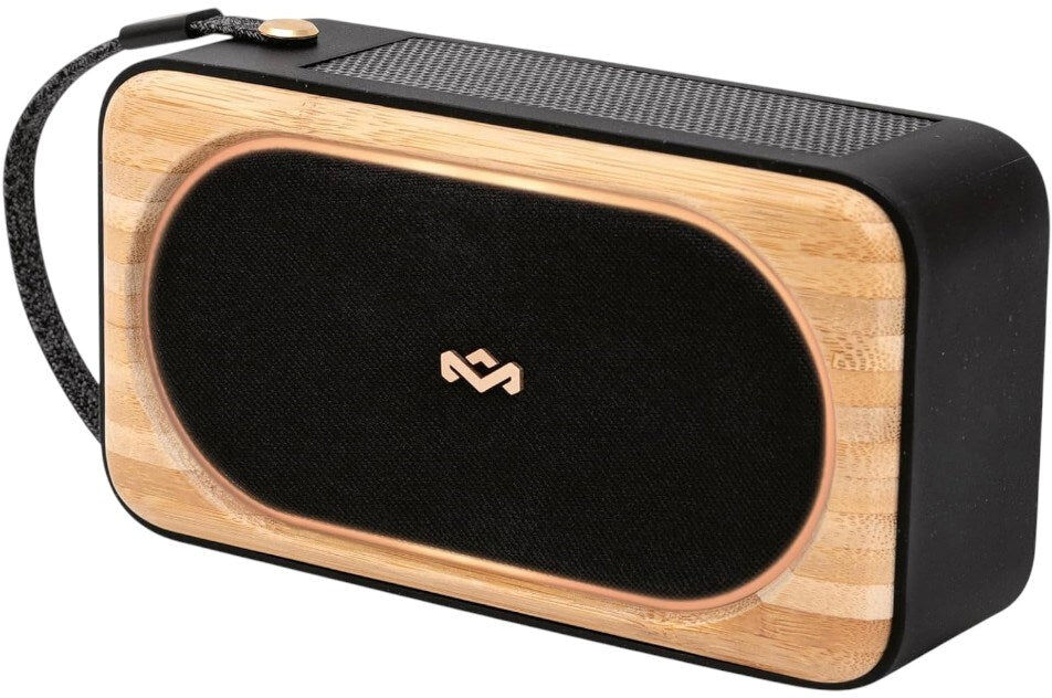 House of Marley Roots Solar Bluetooth Højttaler - Sort / Lys Bambus