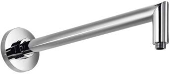 Herzbach Living Spa Wandarm 11.674200.1.01 420 mm mit Flanschbefestigung, für Regenbrause round, chrom