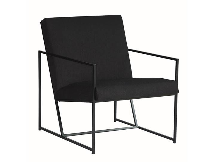 Jan Kurtz Sessel STYLE NEW Gestell Stahlrohr schwarz Polster 100%