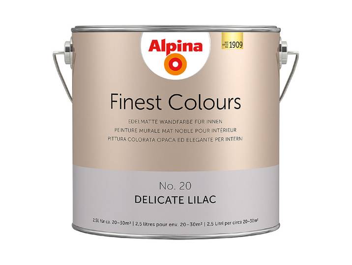 Alpina Wandfarbe Finest Colours Delicate Lilac 2.5 l Matt