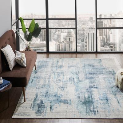KALATY Handmade Abstract Area Rug