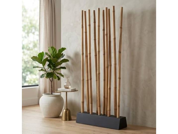 Bambus Raumteiler PARAVENTO Natural ca. 97x200cm (BxH) Paravent Raumtrenner
