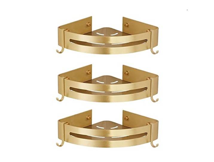 djhYTIxcf Wandmontiertes Aluminium-Lagerregal for Gel(Corner Shelf 3)
