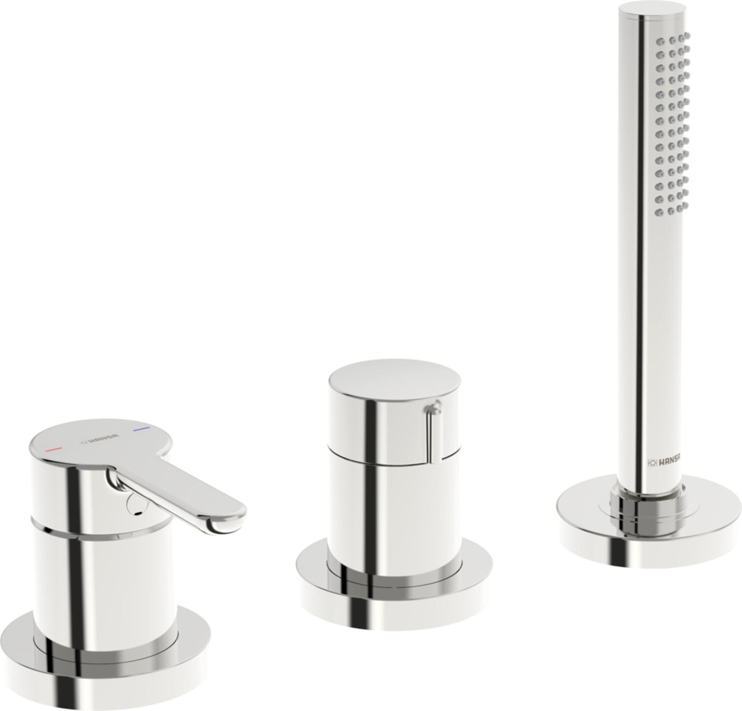 Hansa HANSADESIGNO Style Einhandmischer für 3-Loch-Einbausets