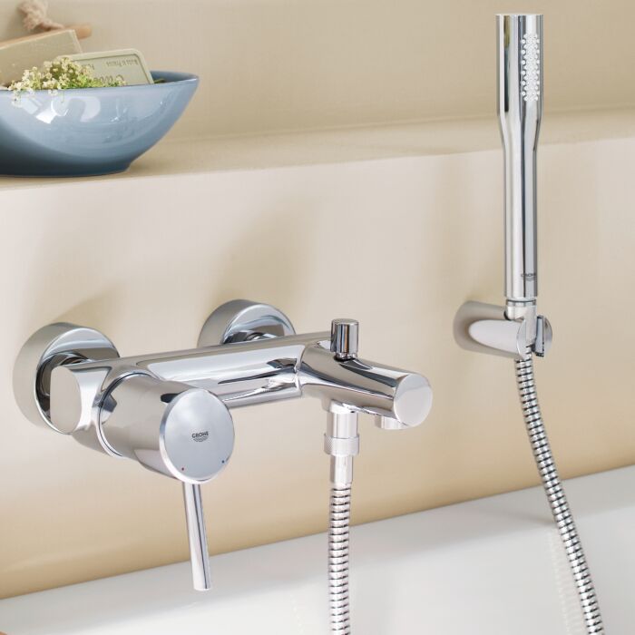 Grohe Concetto Wannenarmatur 32211001 Aufputz, chrom