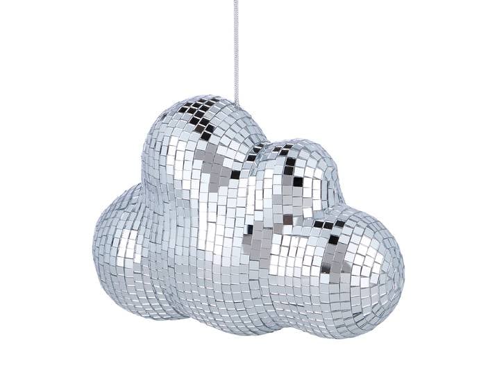 Miroir nuage 8 x 13 x 18cm Argenté/Argenté