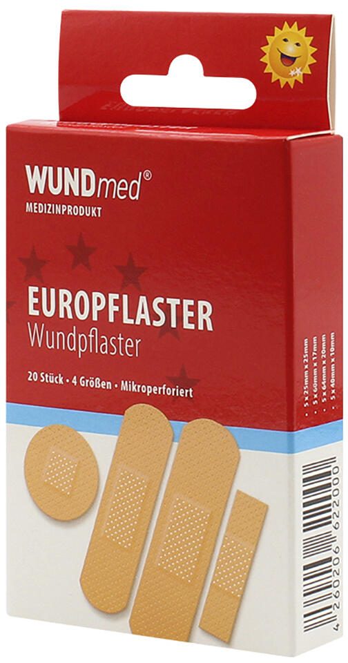 WUNDmed® Pflaster Europflaster beige 20 St. 02-041