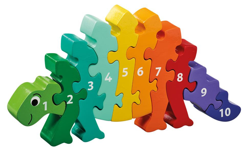 Liebman Design Puzzel Dinosaurussen en getallen 1-10
