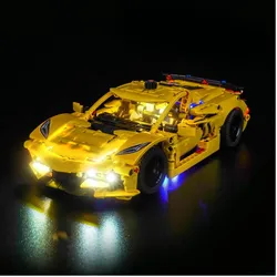 BrickBling LED Licht Set für LEGO Chevrolet Corvette Stingray (42205)