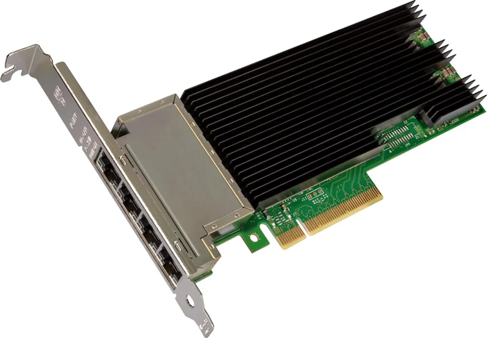 Intel 10Gb 4-Port Server Adapter X710-T4 (4xRJ45) LP bulk Orginal inkl. Yottamark/Brady ID