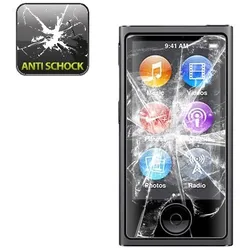 3x Panzerfolie für iPod Nano 7 ANTI-SCHOCK Displayschutzfolie Schutzfolie KLAR