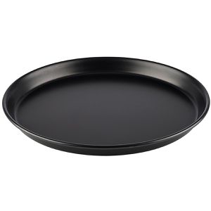 APS Pizzablech 73502, unbeschichtet, rund, aus Blaublech, hitzebeständig bis 360°C, Ø 18 cm