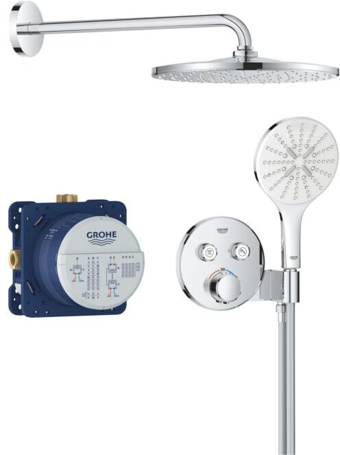 Grohe Precision SmartControl Duschsystem 34877000 Unterputz mit Vitalio Rain Mono 310, chrom