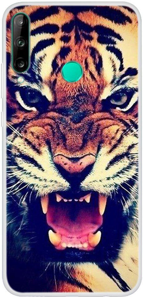 INCOVER Huawei P40 Lite E Fleksibelt Plast Cover - Tiger