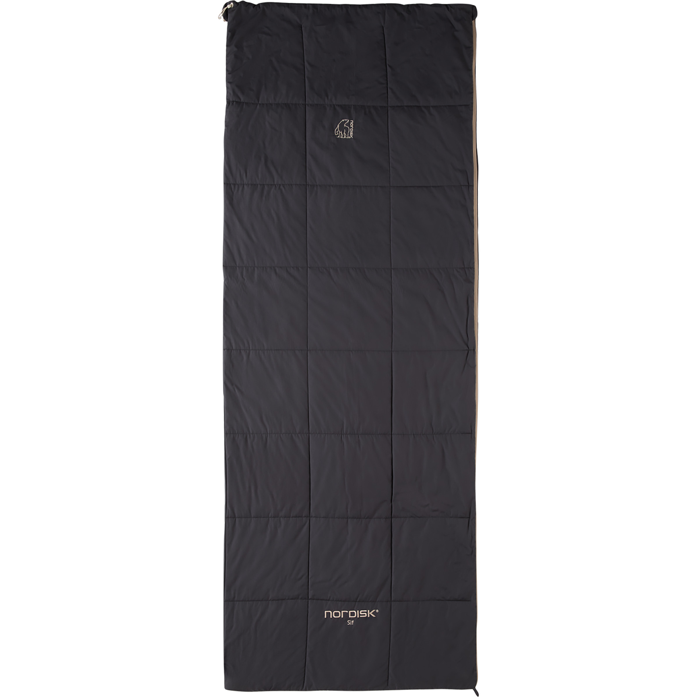 Nordisk Sif +10° Schlafsack Kunstfaserschlafsäcke schwarz Größe max. 205cm Camping Isolierend