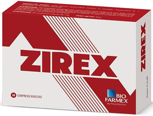 Biofarmex Zirex Integratore 30 Compresse Rivestite