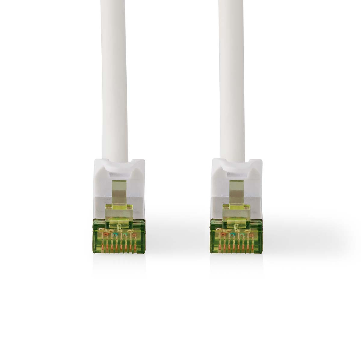 Nedis Cat7 S/FTP Netwerkkabel RJ-45 naar RJ-45, 0,5 meter, wit