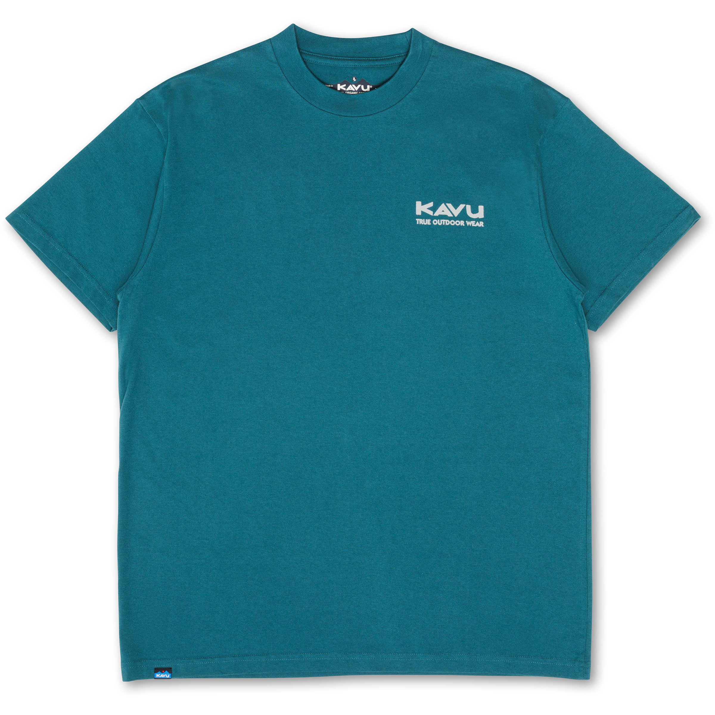 Kavu Snow Day Herren T-Shirts blau Größe S Lifestyle Widerstandsfähig