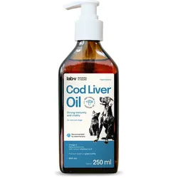 Lab-v Cod Liver Oil – 100 % Lebertran für Hunde und Katzen, 250 ml