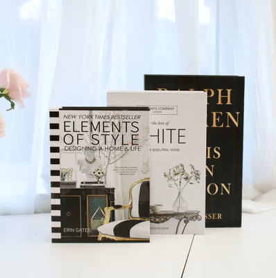 Inspire Picks Luxury Decorative Fake Books Set Stylish Coffee Table Decor Ornaments (3pcs) 21