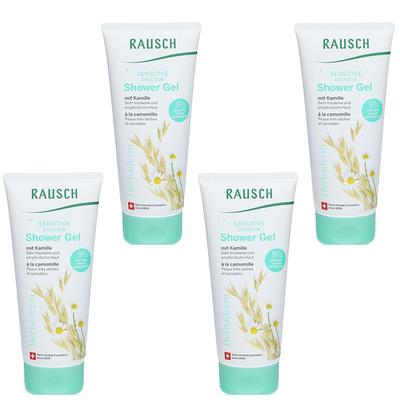 Rausch Sensitive Shower Gel mit Kamille x4 4x200 ml Duschgel