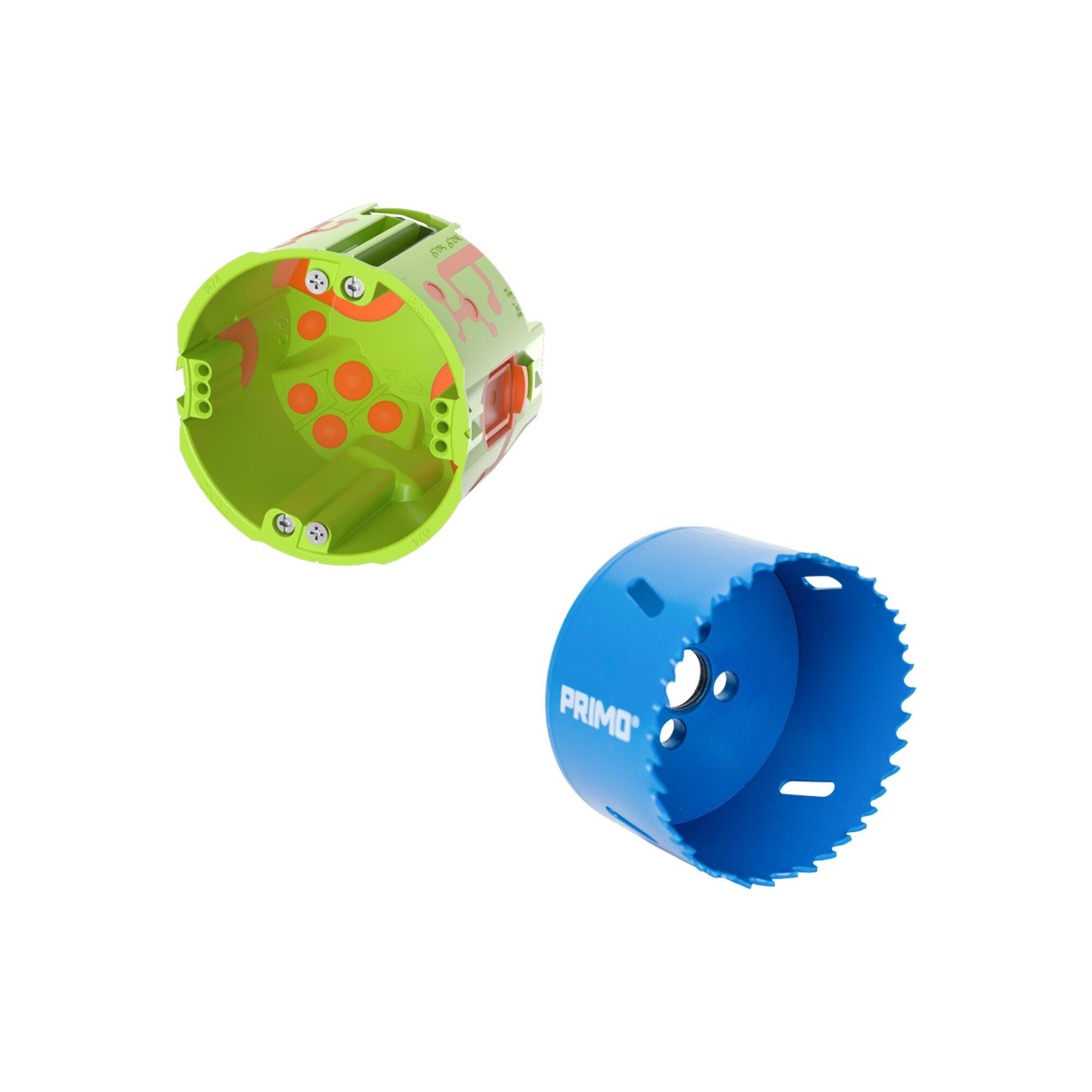 Primo Hohlwand Geräte-V-Dose Set Qnect HWD-Set-1 P201-01-S)