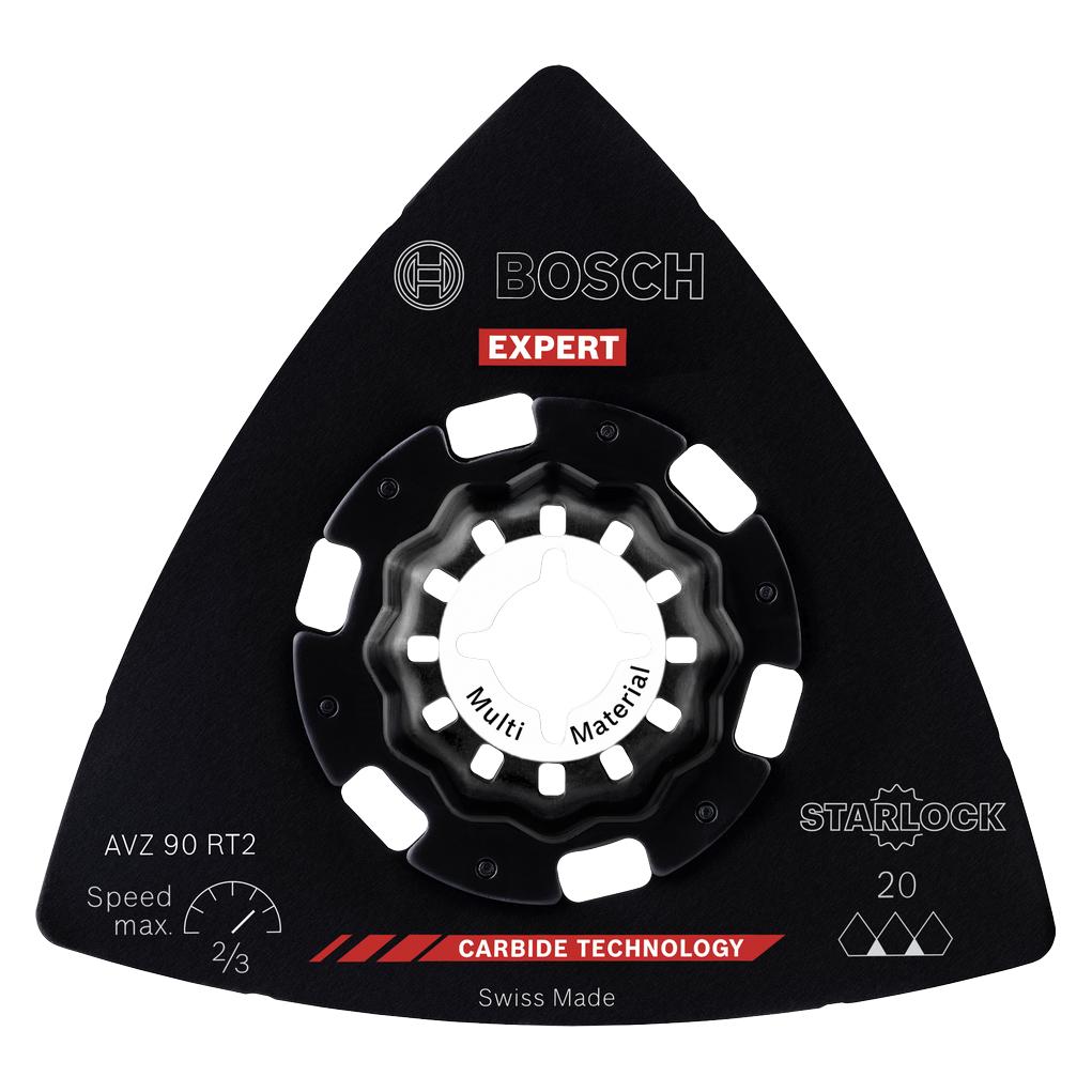 Bosch Professional Zubehör EXPERT AVZ 90 RT2 Schleifplatte für Multifunktionswerkzeuge (2608902061)