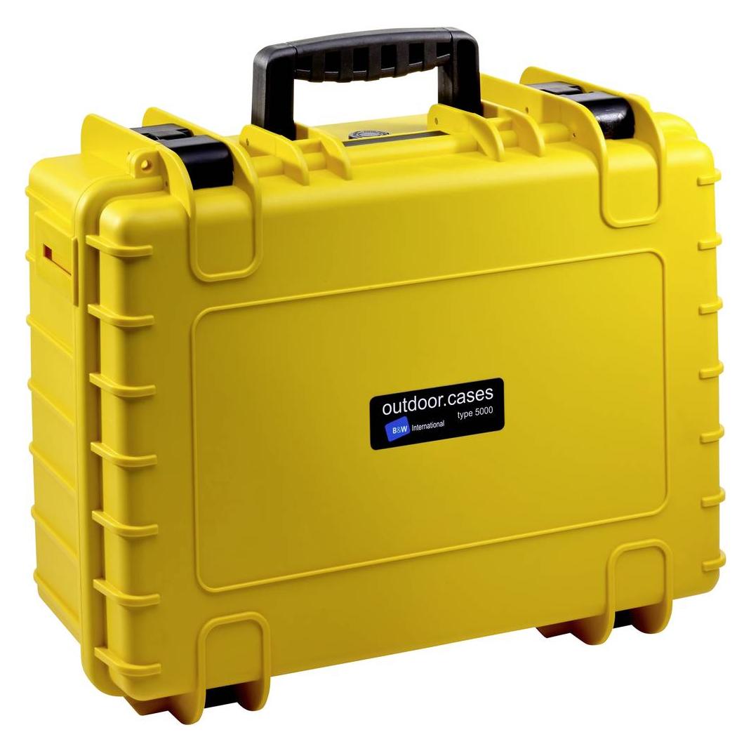 B&W International Outdoor Case 5000 empty yellow (Fotokoffer, 22.10 l) (5000/Y)