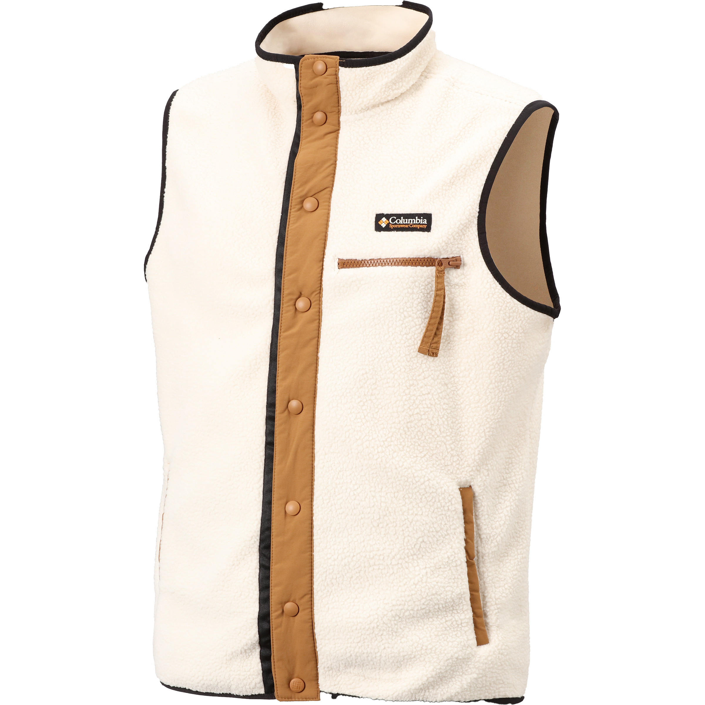 Columbia Helvetia II Weste Herren Fleecewesten beige Größe XL Trekking Widerstandsfähig