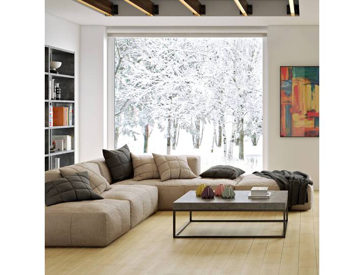 Couchtisch I 120 x 38 x 75cm Schwarz/Grau